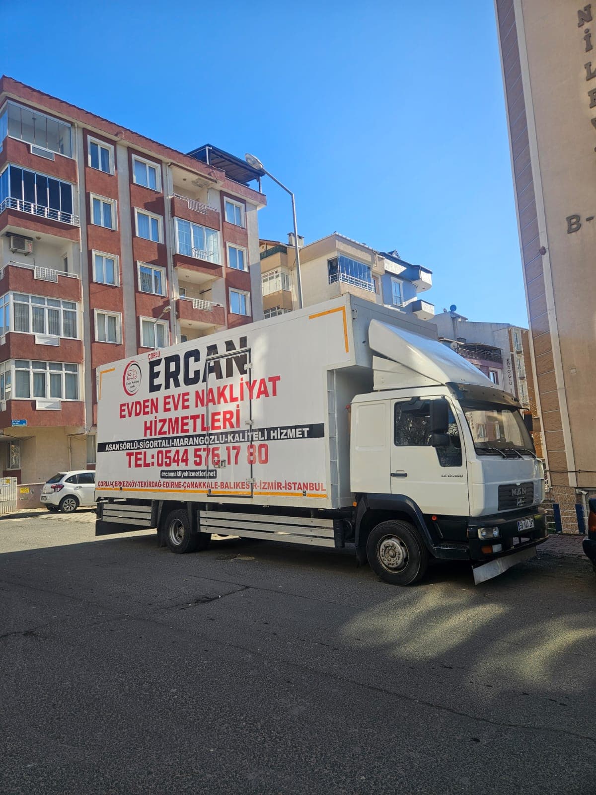 Ercan Nakliyat Kurumsal Ofis Taşımacılığı Çorlu